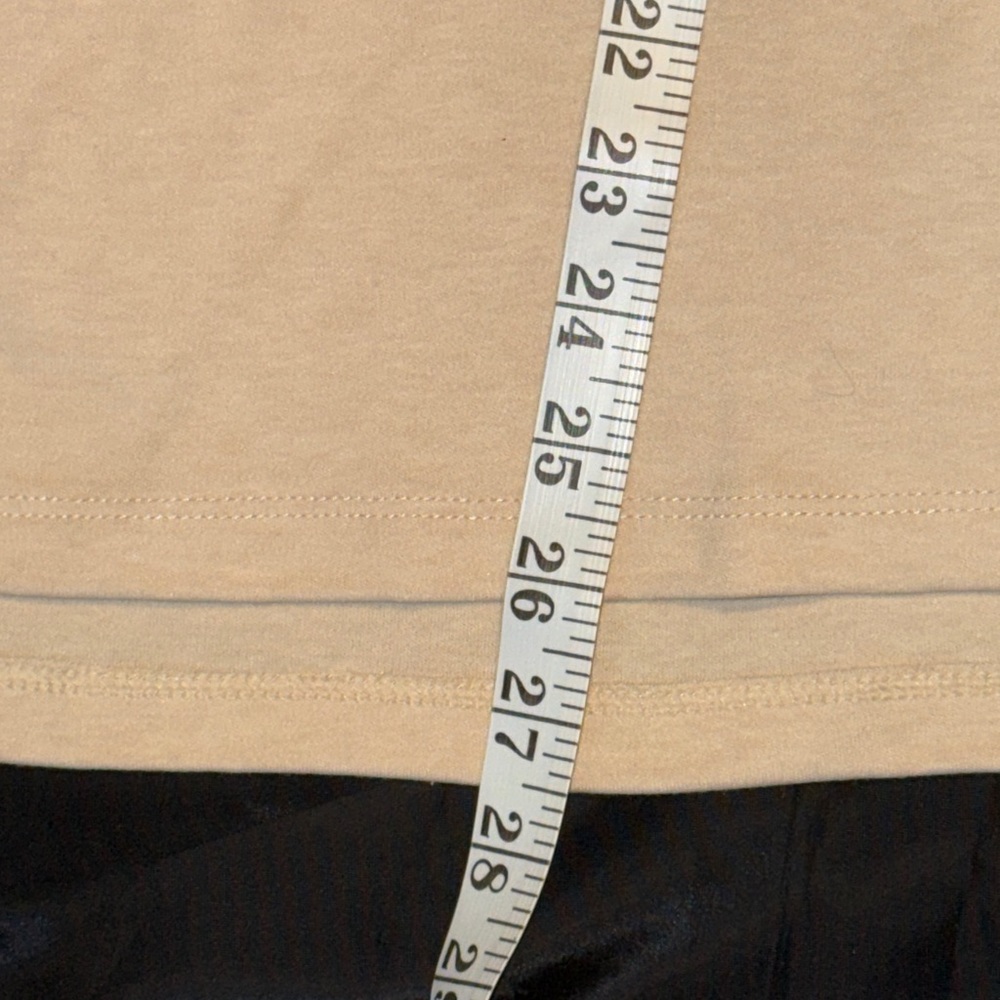 Kim Rogers Perfectly Soft size L 3/4 Sleeve Cat Graphic Top NWOT Beige crew-neck - Picture 15 of 16